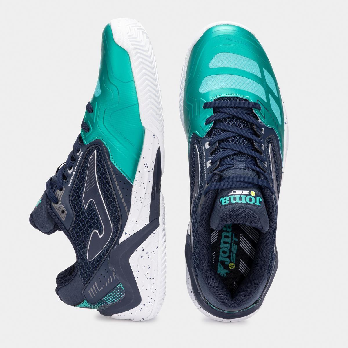 Zapatillas Tenis Hombre Joma Set 25 Azul-4