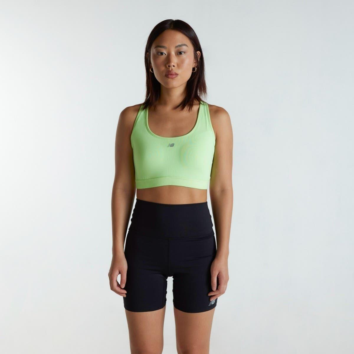 Peto Running Mujer New Balance Essential Run Verde-3