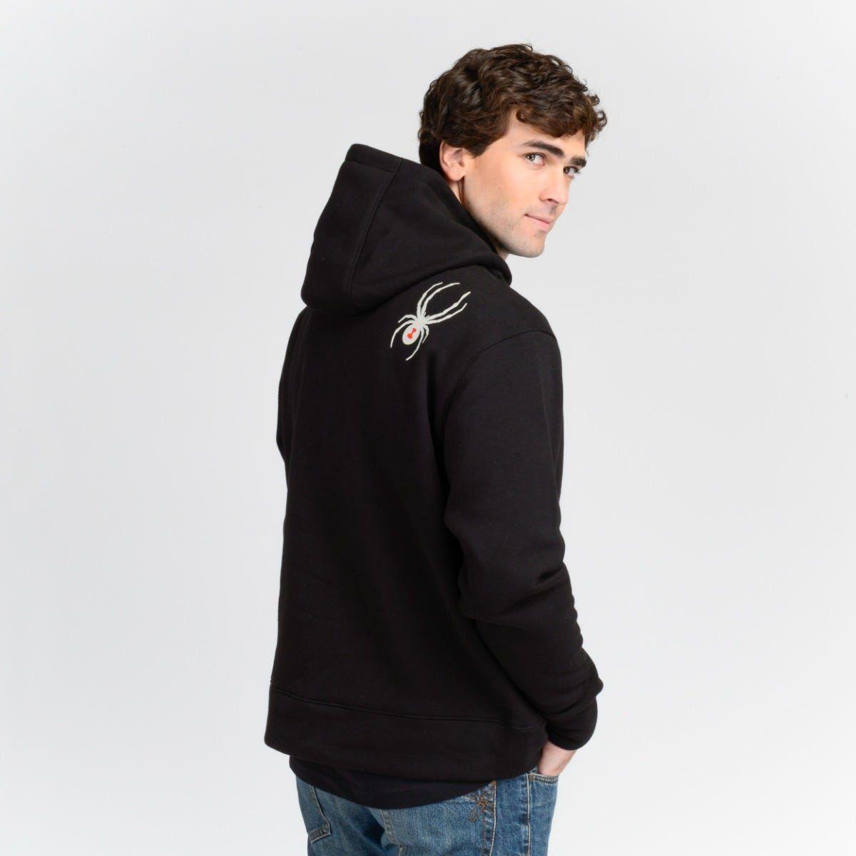 Polerón Entrenamiento Hombre Spyder Hoodie Nordic Negro-1