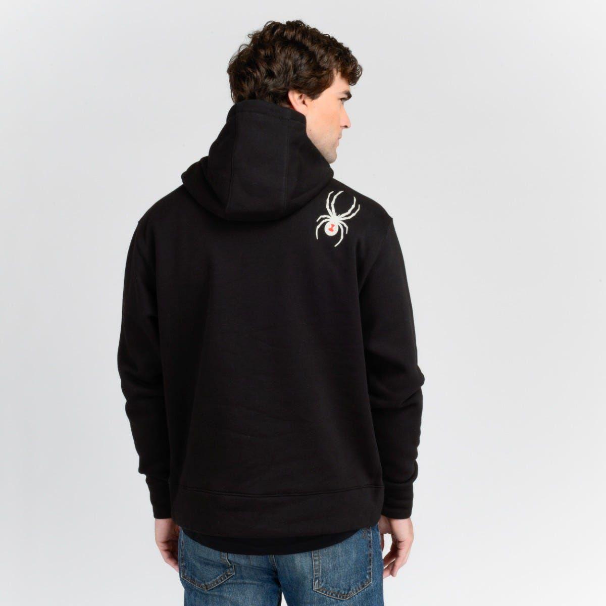 Polerón Entrenamiento Hombre Spyder Hoodie Nordic Negro-2