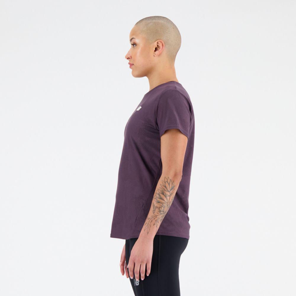 Polera Running Mujer New Balance Q Speed Jacquard Morada-1