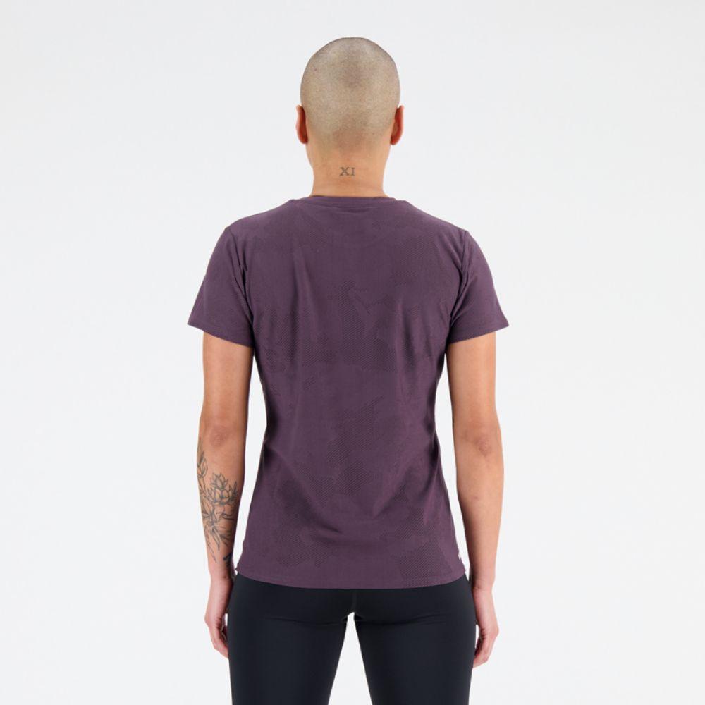 Polera Running Mujer New Balance Q Speed Jacquard Morada-2