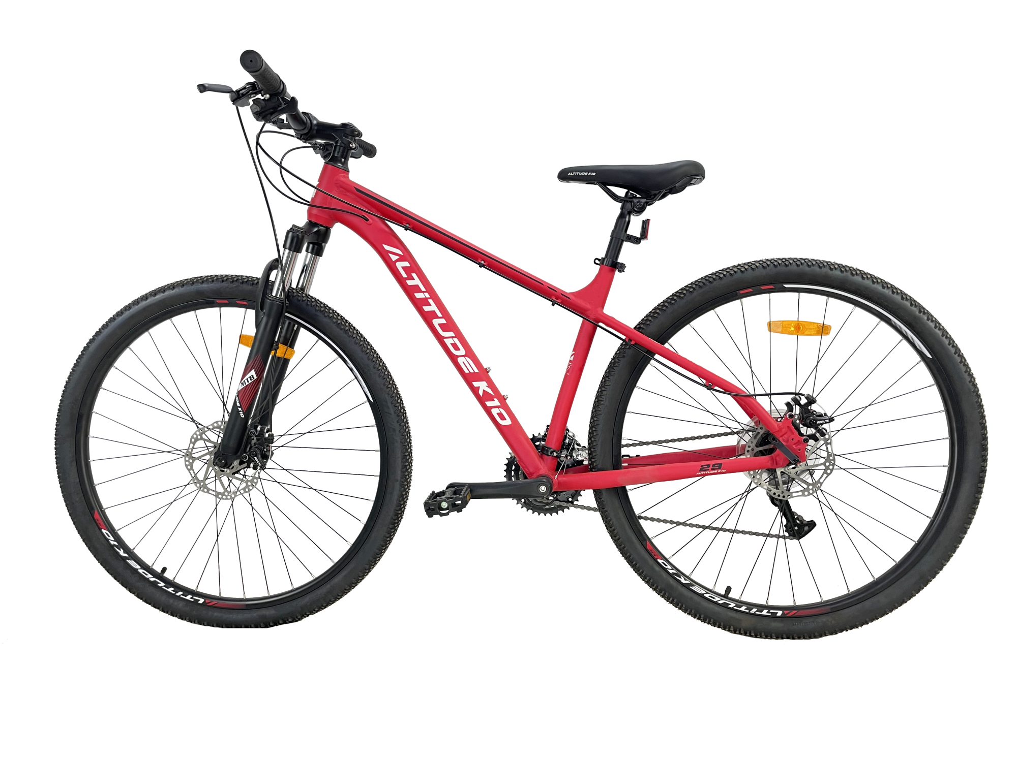 BICICLETA MTB ALTITUDE ALPES D/M A29 21 VEL ROJ ML-0