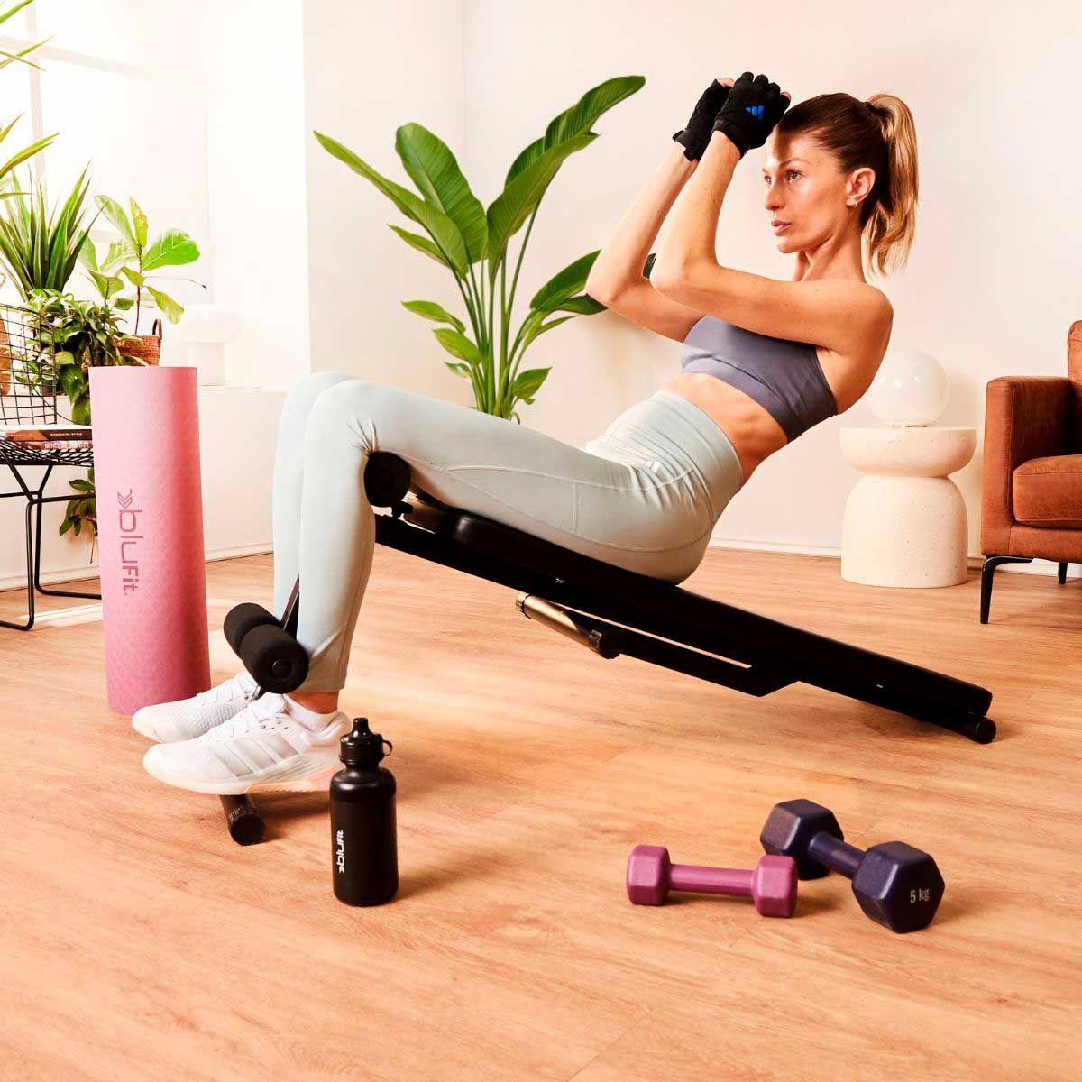 Banco Abdominal Inclinado Blu Fit BE3.0-2