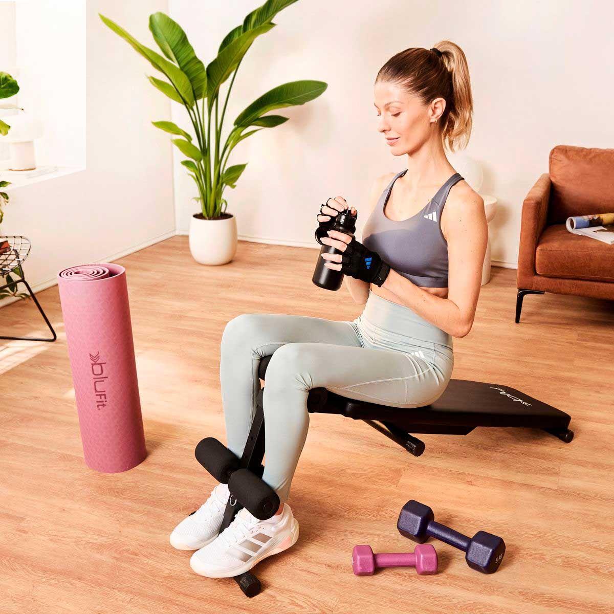 Banco Abdominal Inclinado Blu Fit BE3.0-8