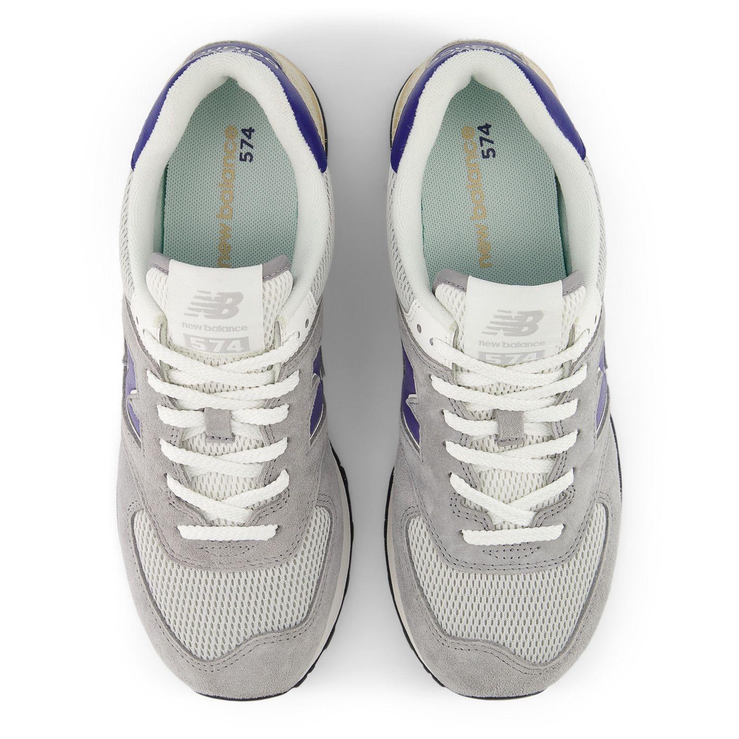 Zapatillas Urbanas Hombre New Balance 574 Gris/Morada-2
