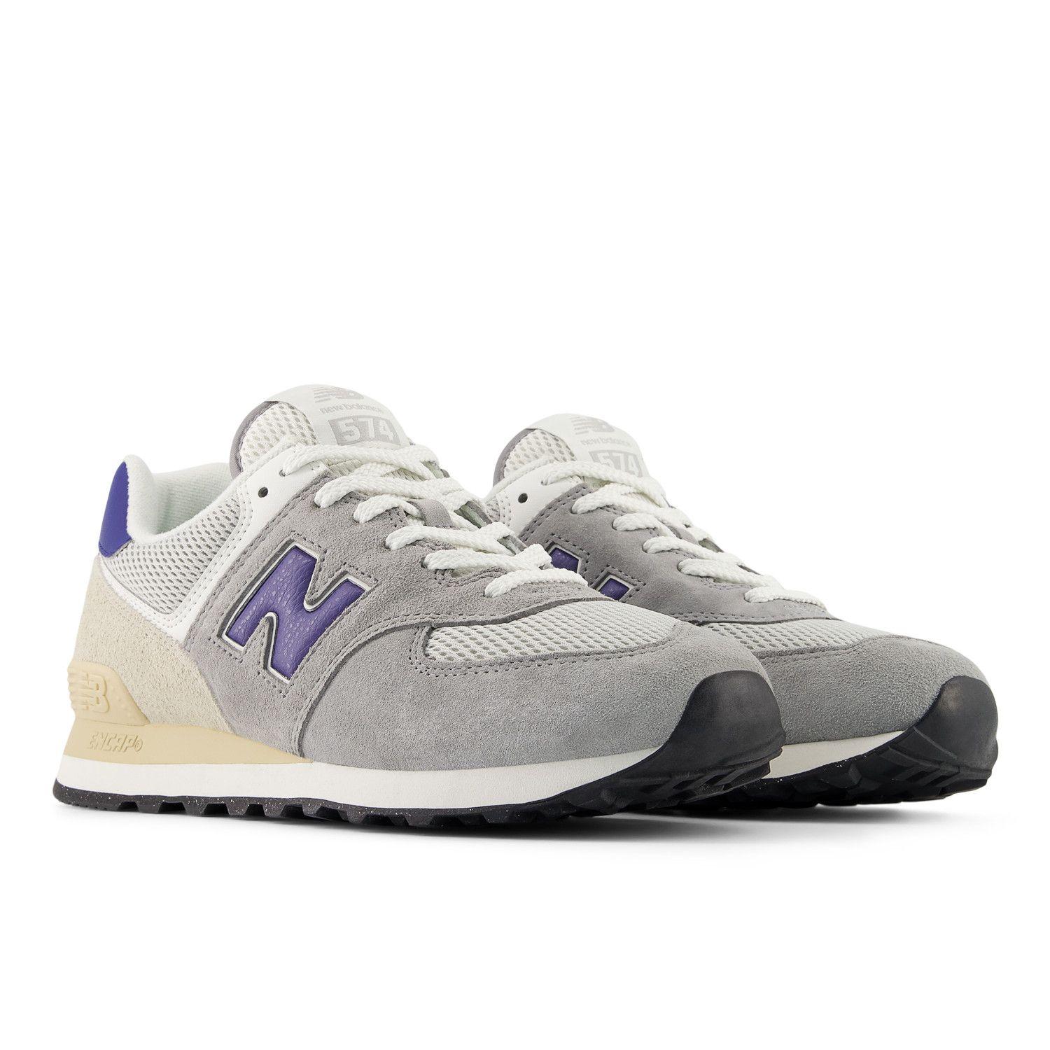 Zapatillas Urbanas Hombre New Balance 574 Gris/Morada-3