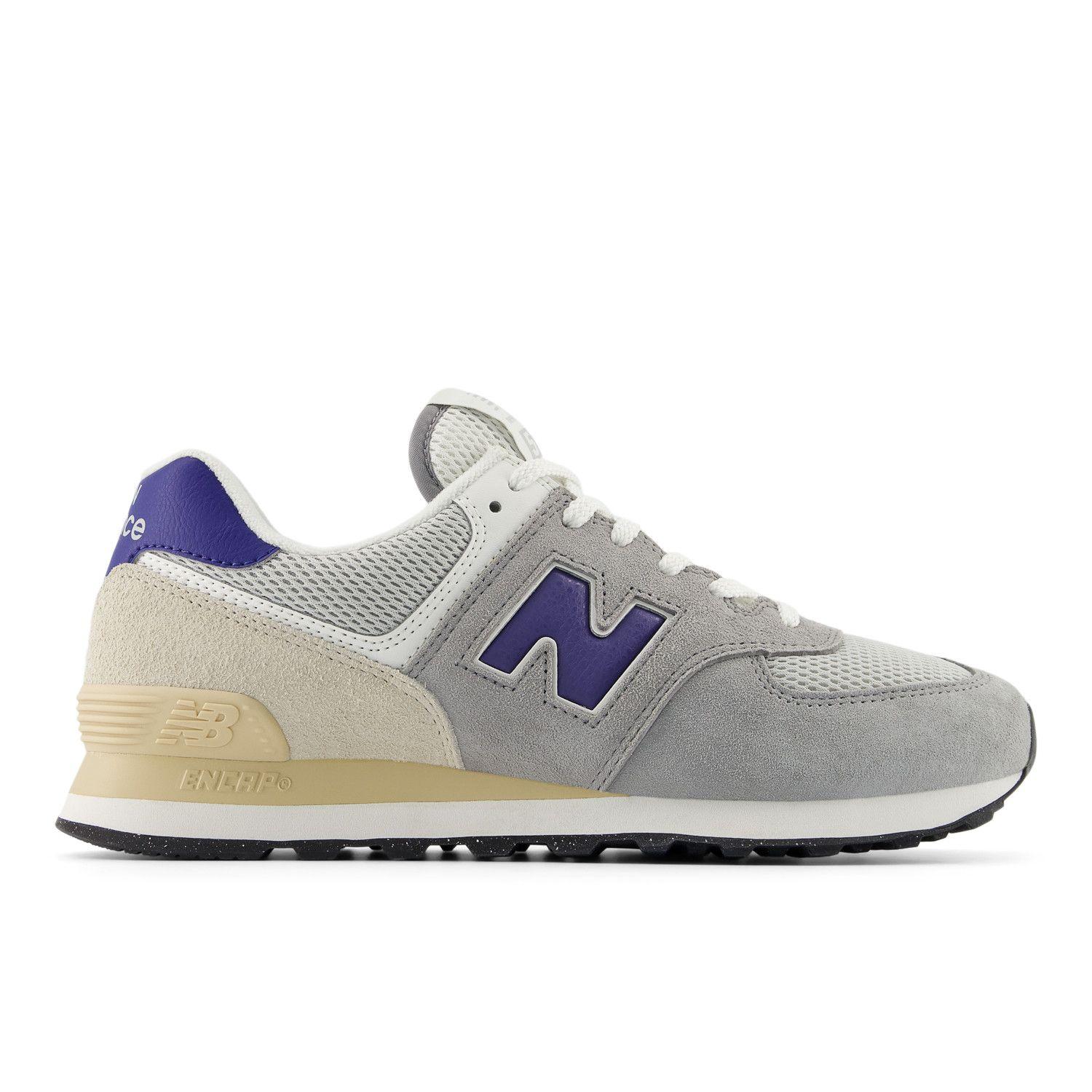 Zapatillas Urbanas Hombre New Balance 574 Gris/Morada-0