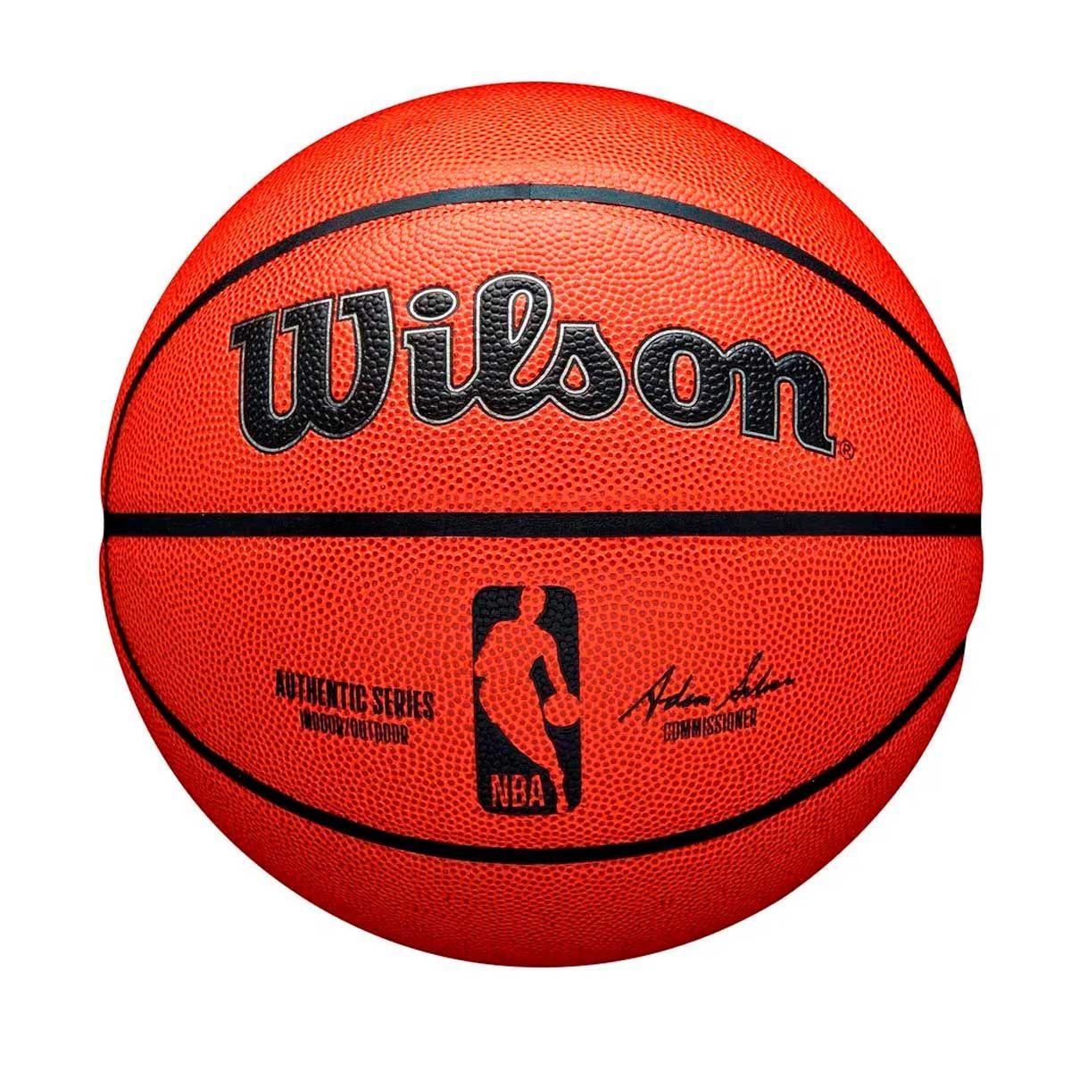 Balón Básquetbol Wilson NBA Authentic Series N°7 Naranjo-0
