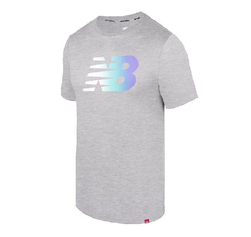 Polera Lifestyle Hombre New Balance Gris-0