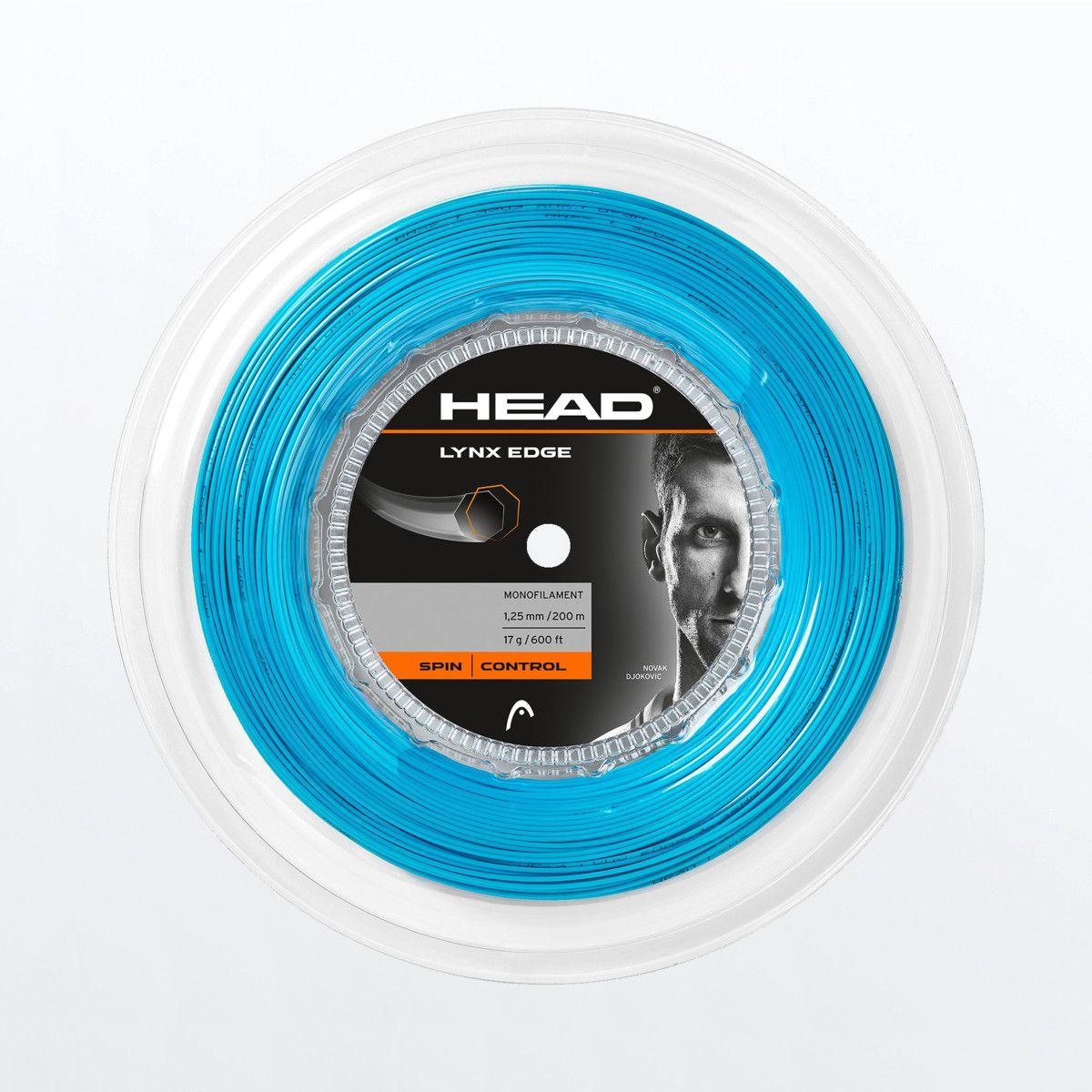 CUERDA TENIS HEAD LYNX EDGE (REEL 200 M) AZUL 17-0