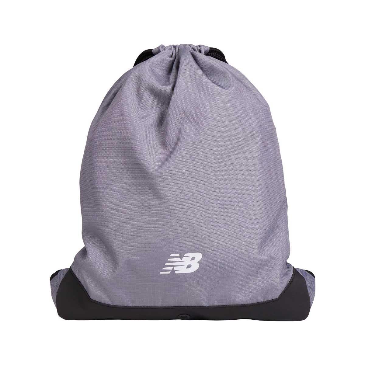 Gymsack Running Unisex New Balance Team Drawstring Gris-0