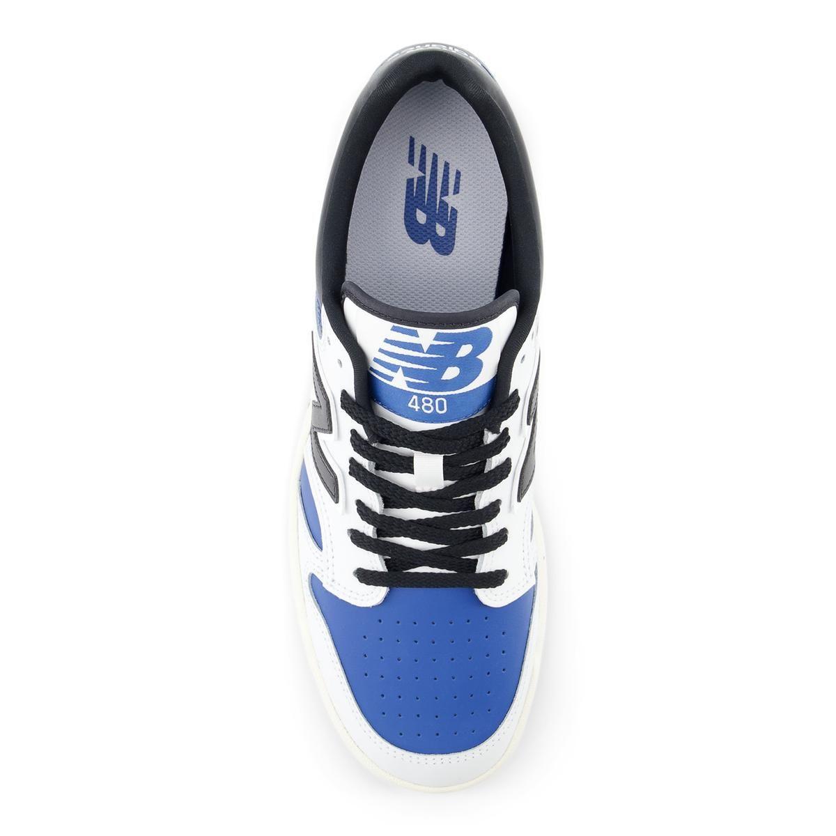 Zapatillas Urbanas Hombre New Balance 480 Blanca/Azul-2