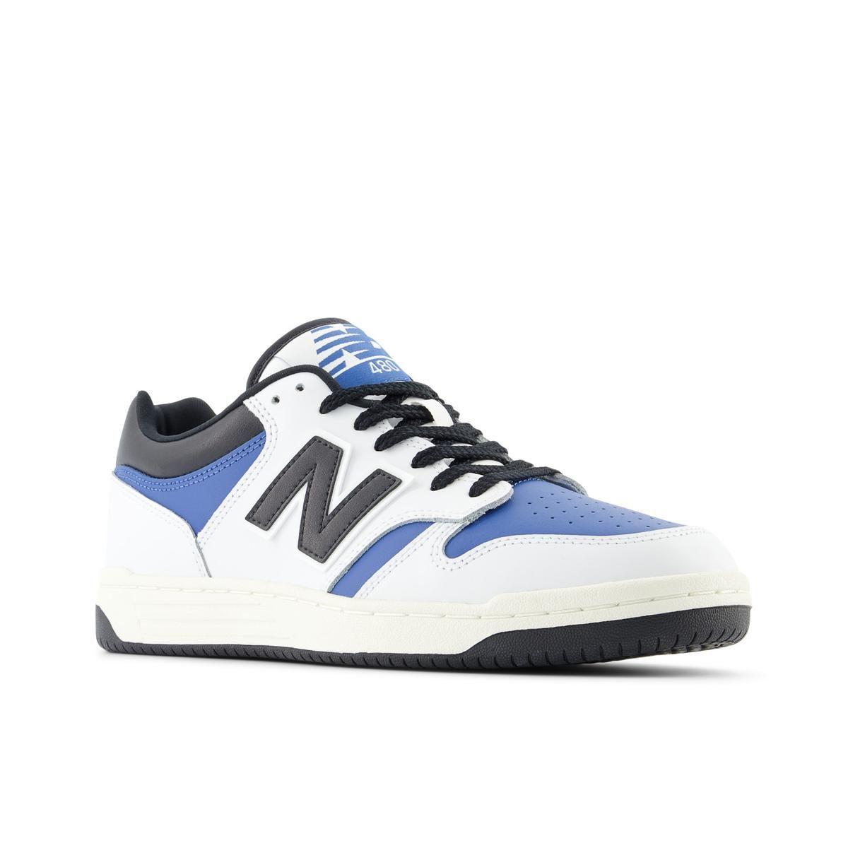 Zapatillas Urbanas Hombre New Balance 480 Blanca/Azul-3