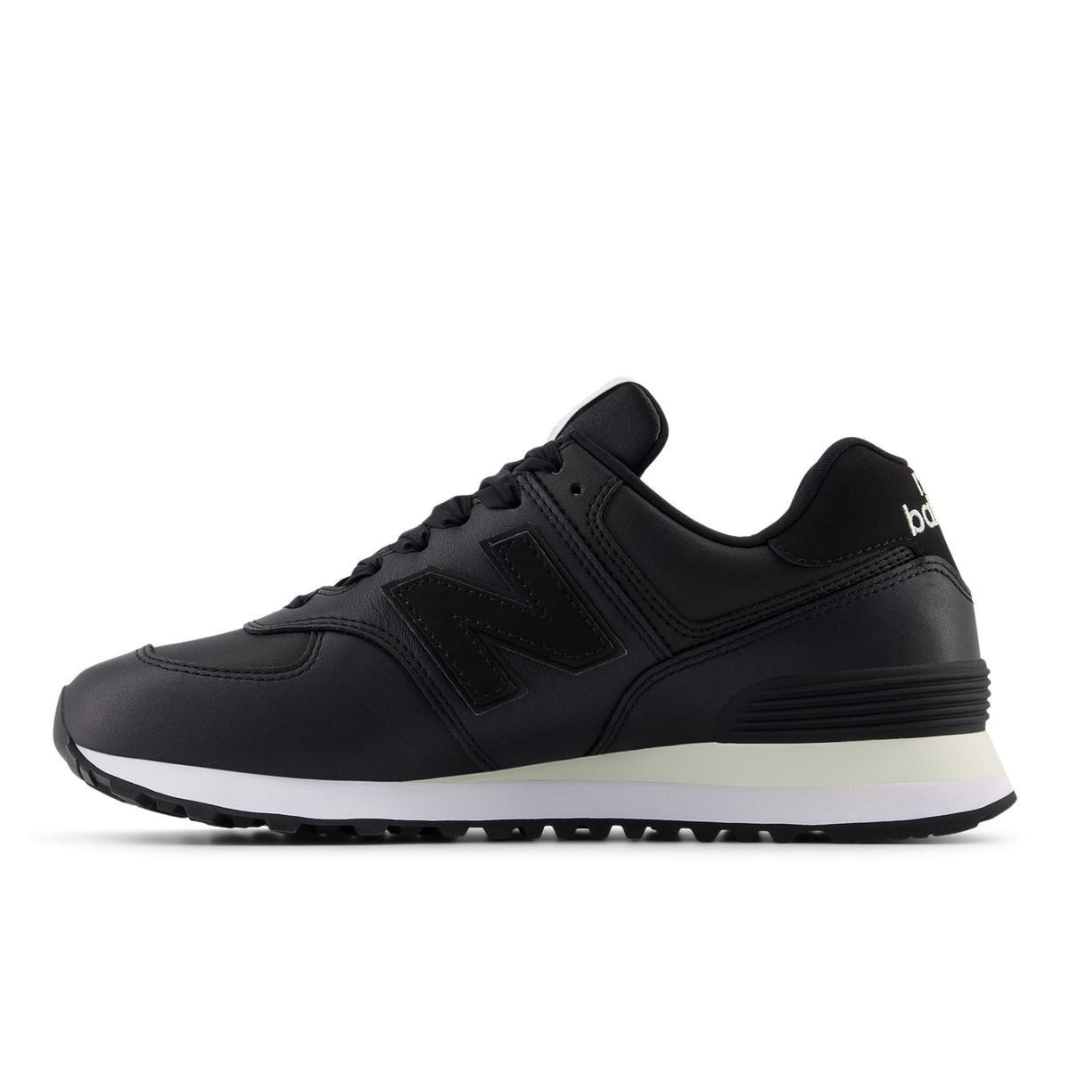 Zapatillas Urbana Mujer New Balance 574 Negra/Blanca-1