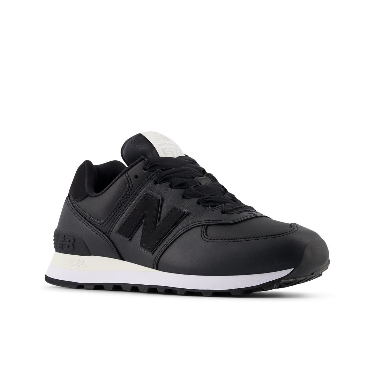 Zapatillas Urbana Mujer New Balance 574 Negra/Blanca-3