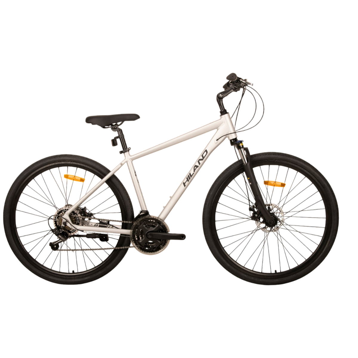 Bicicleta Urbana Hombre Hiland Man GT700 Gris-0