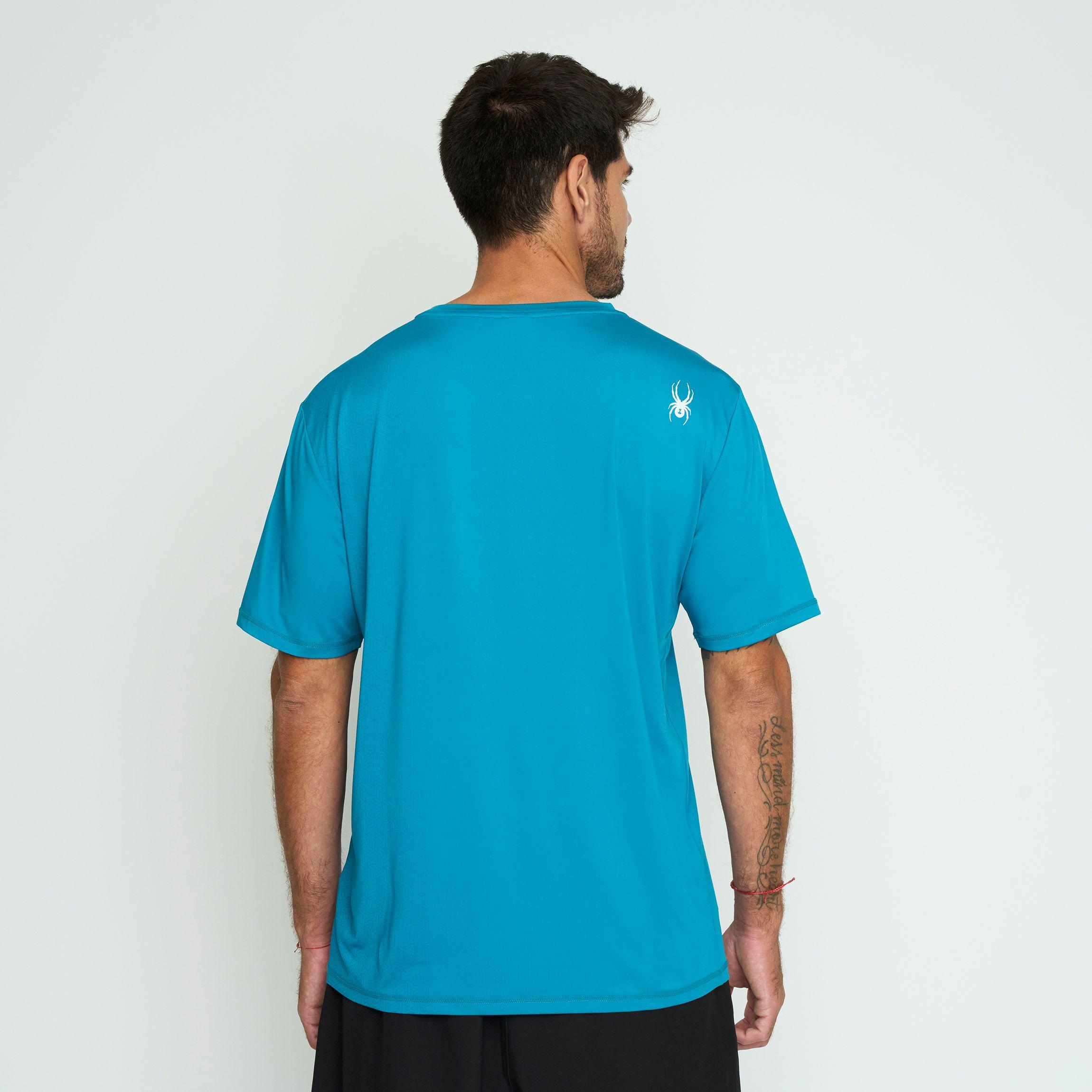 Polera Entrenamiento Hombre Spyder Azul SYMTT02S24BL-2