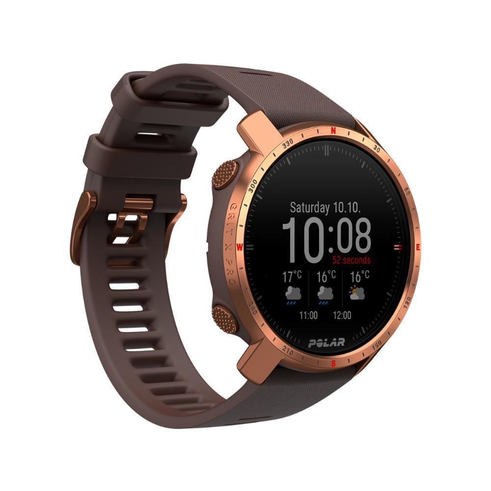 Reloj Multisport Polar Grit X Pro Cobre / Café-1
