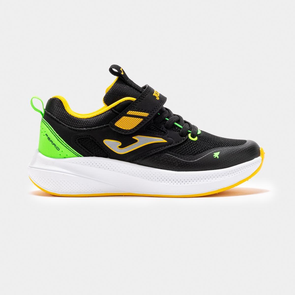 Zapatillas Running Niño Joma Ferro Negra-1
