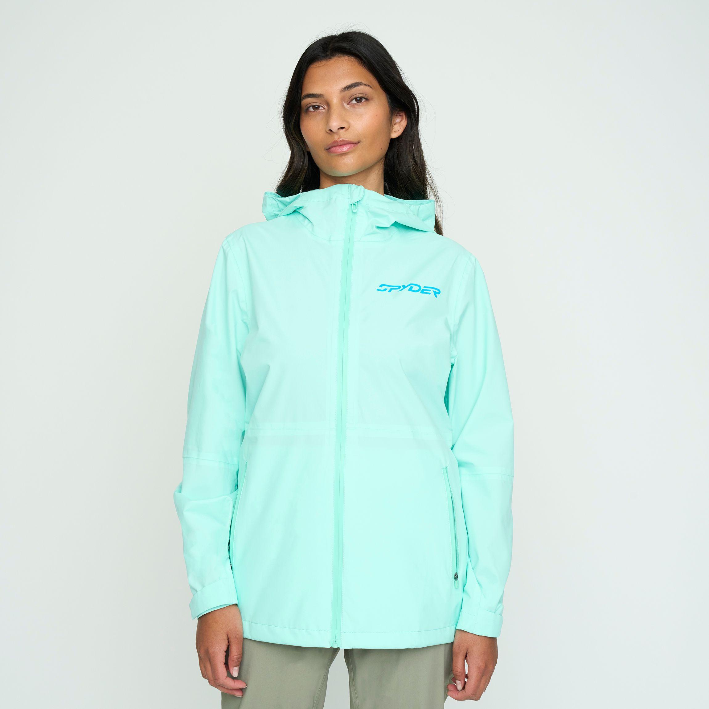 Chaqueta Spyder Hujan II Mujer Turquesa Impermeable-0