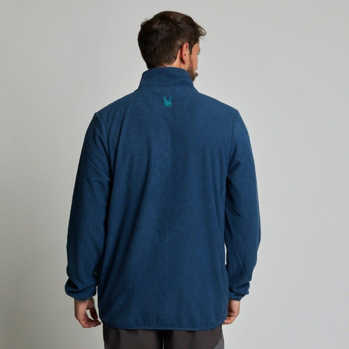 Polerón Polar Outdoor Hombre Spyder Fleece Full Zip Azul-2