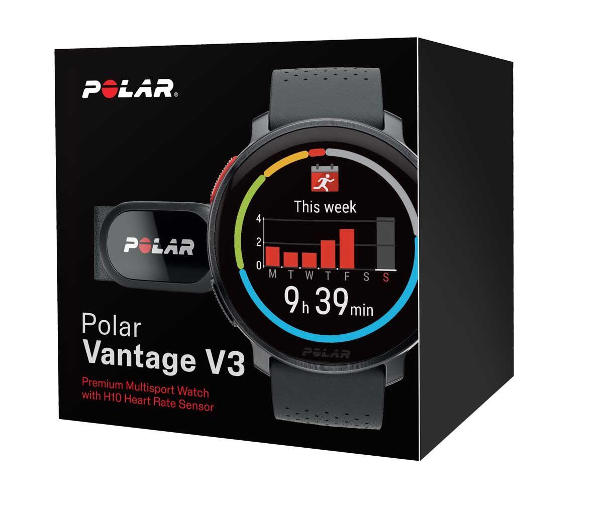 Polar Vantage V3 Negro + Sensor Polar H10 Negro-1
