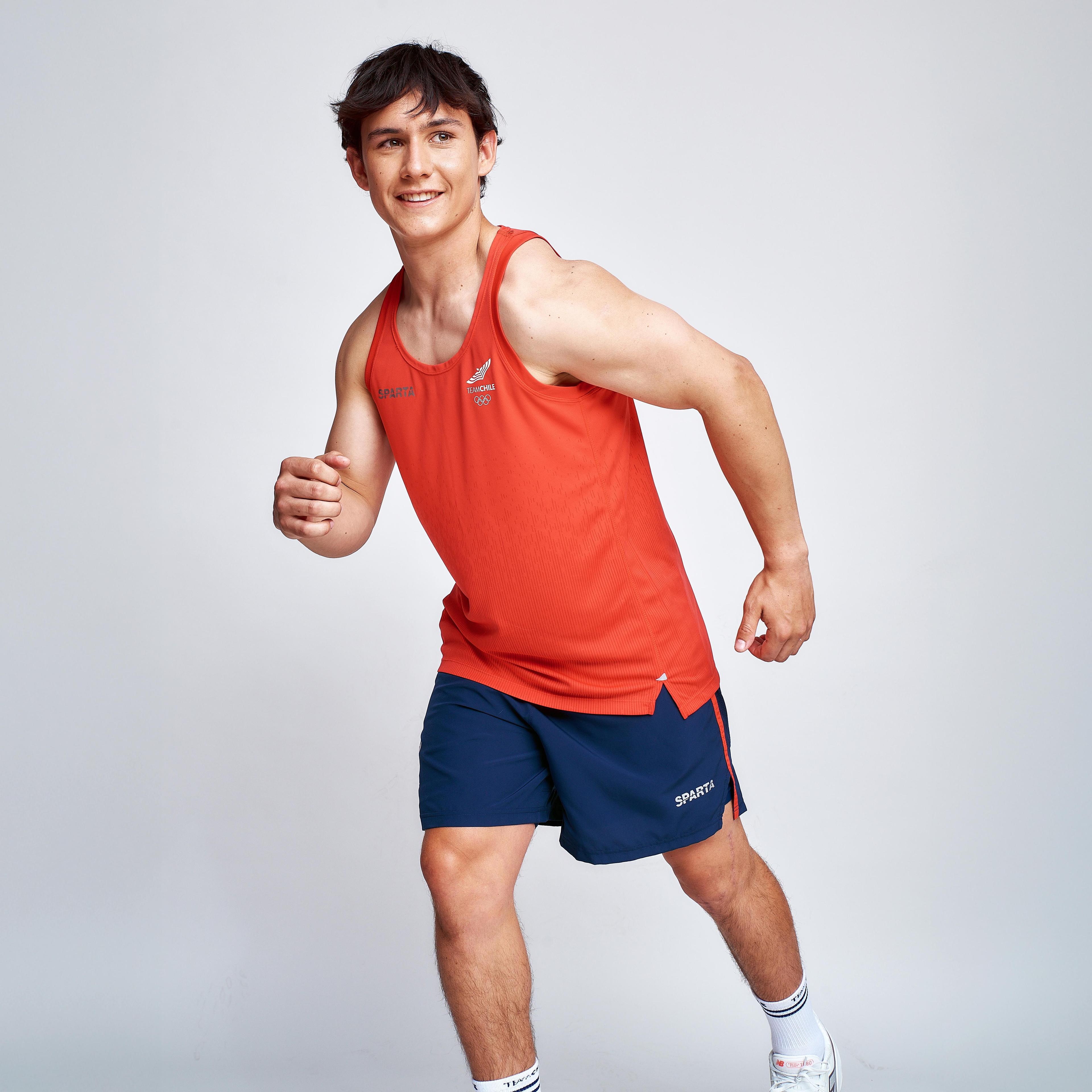 Polera Sin Mangas Entrenamiento Hombre Sparta Team Chile-5