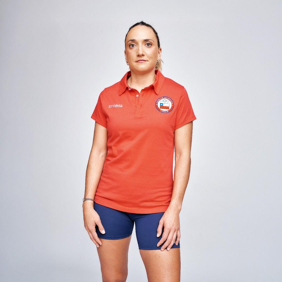 Polera Mujer Sparta Team Chile Rojo-0