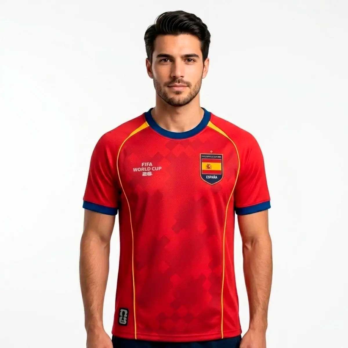 Camiseta Futbol hombre Fexpro fifa fanwear ROTW España Rojo-0