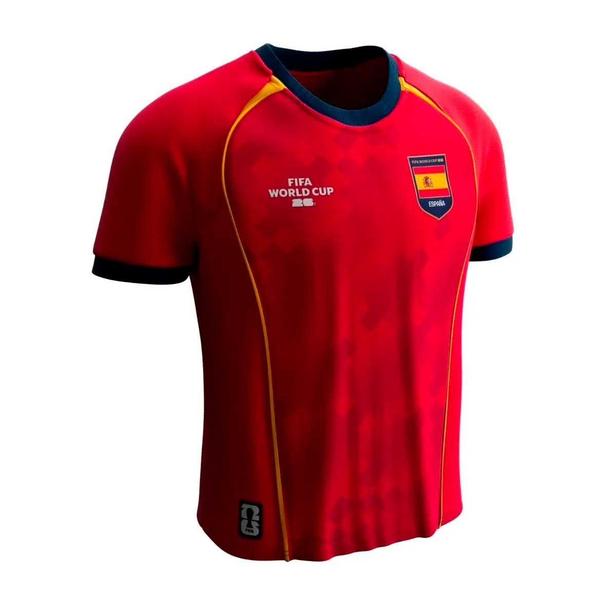 Camiseta Futbol hombre Fexpro fifa fanwear ROTW España Rojo-1