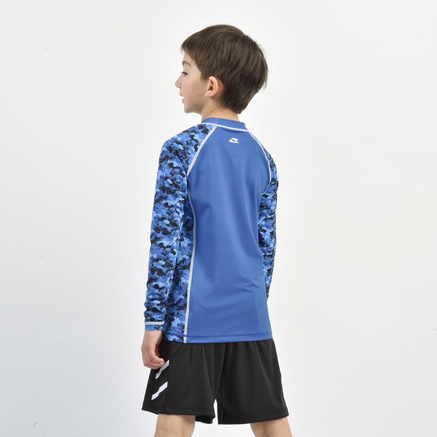 Polera UV Natación Niño Spoga Azul-2