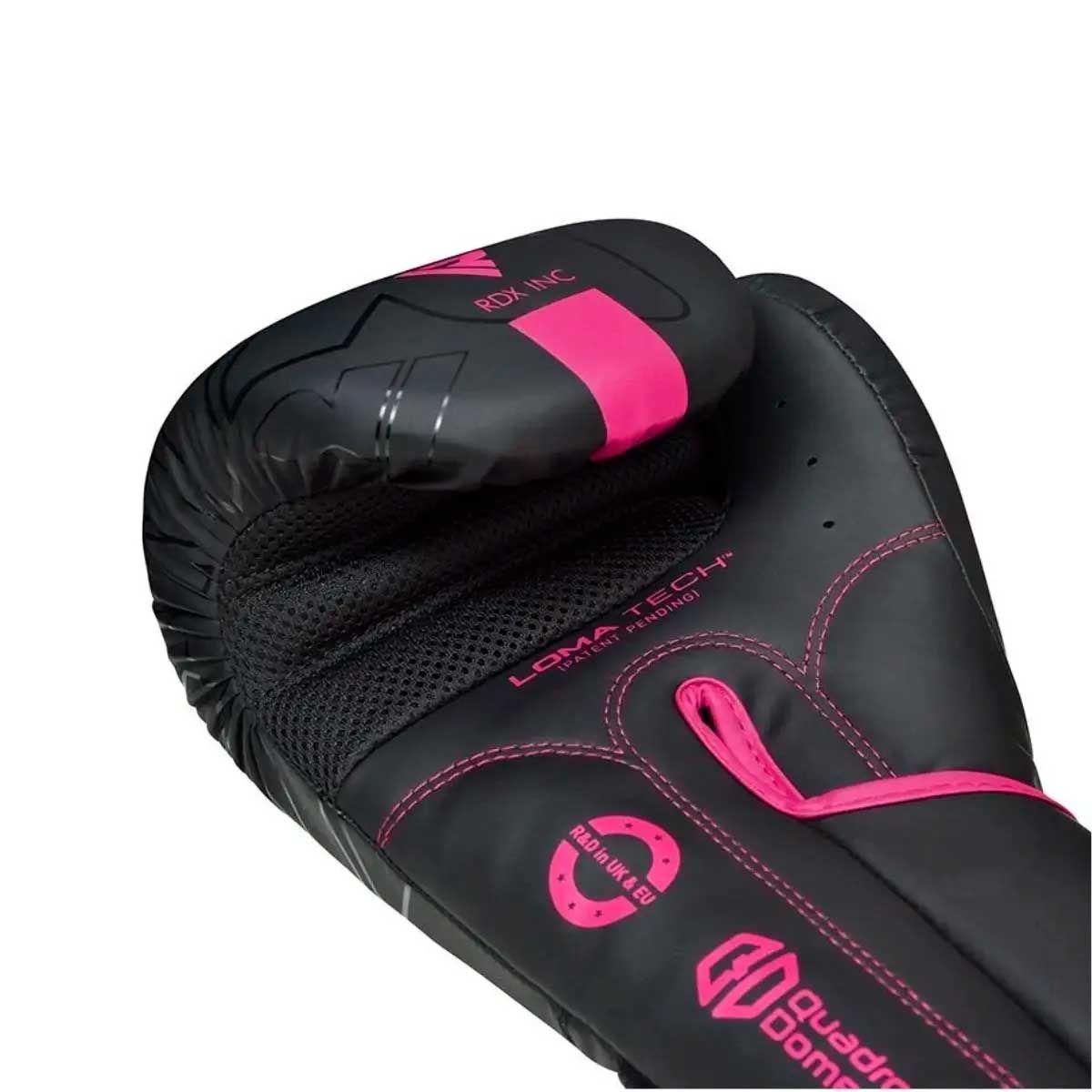 Guantes Boxeo RDX F6 Kara Negro  12oz-4