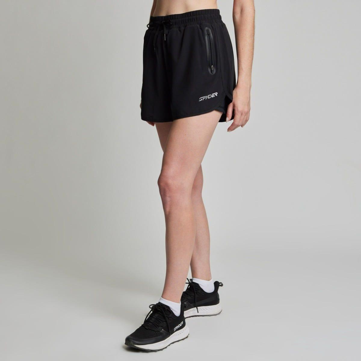 Short  2 en 1 Entrenamiento Mujer Spyder Sport Negro-1