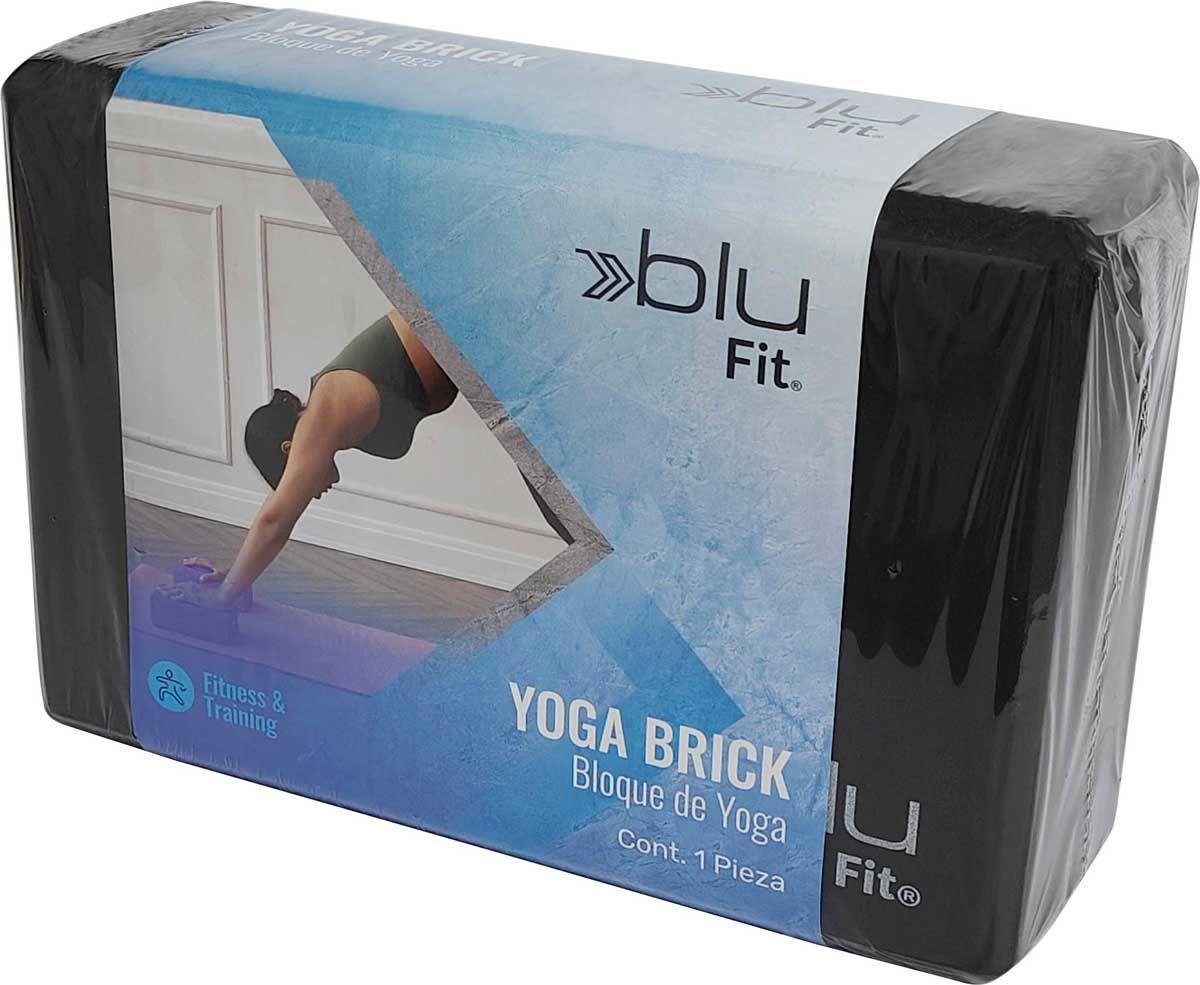 Yoga Brick Fitness Blu Fit Negro-1