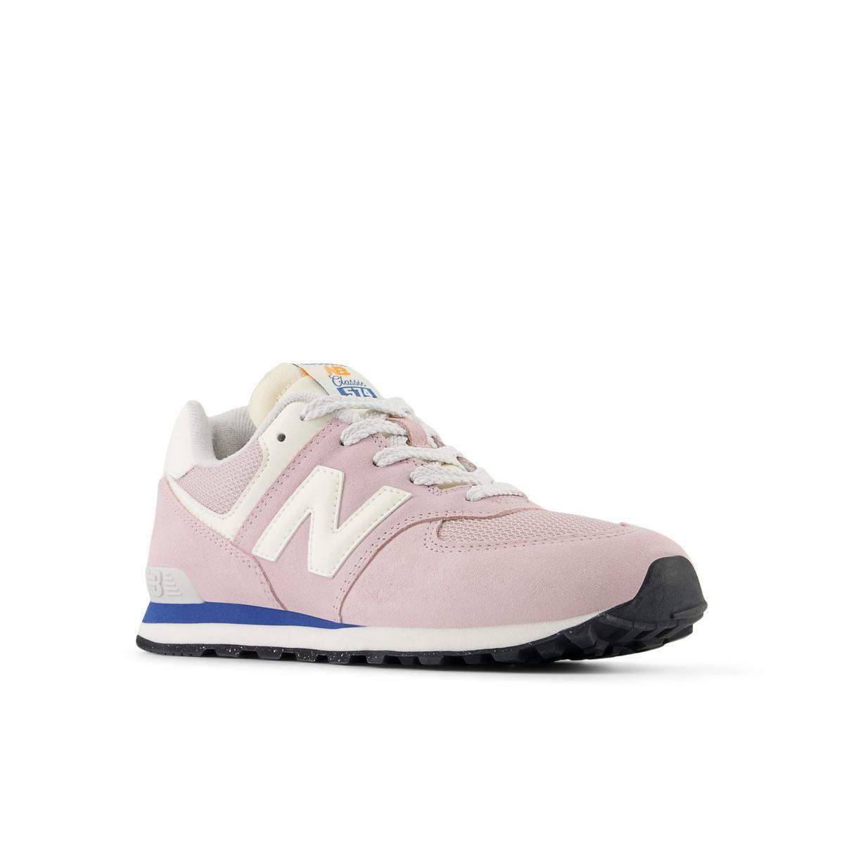 Zapatillas Urbanas Niña New Balance 574 Rosada/Blanca-3