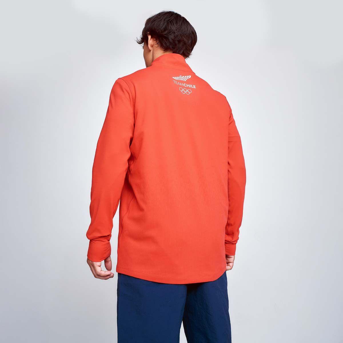 Polerón Entrenamiento Hombre Sparta Team Chile Quarter Zip A-3