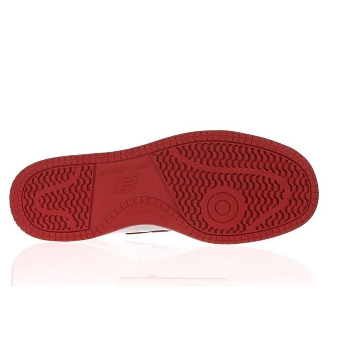 Zapatillas Urbanas Hombre New Balance 80 Blanca/Rojo-4