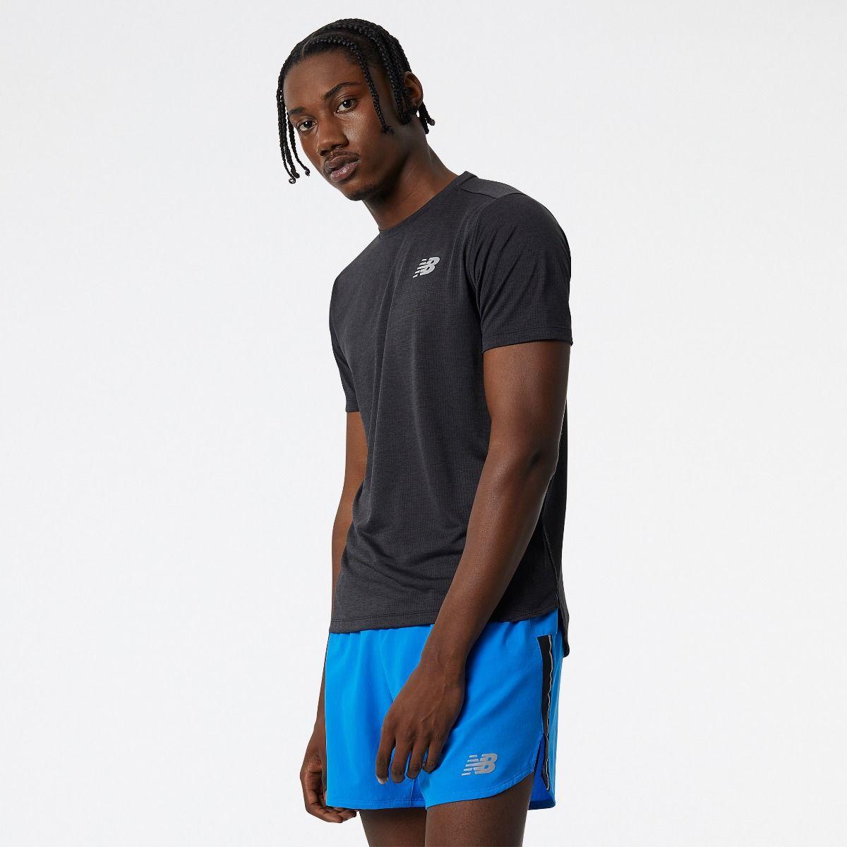 Polera Running Hombre New Balance Impact Run Negro-0