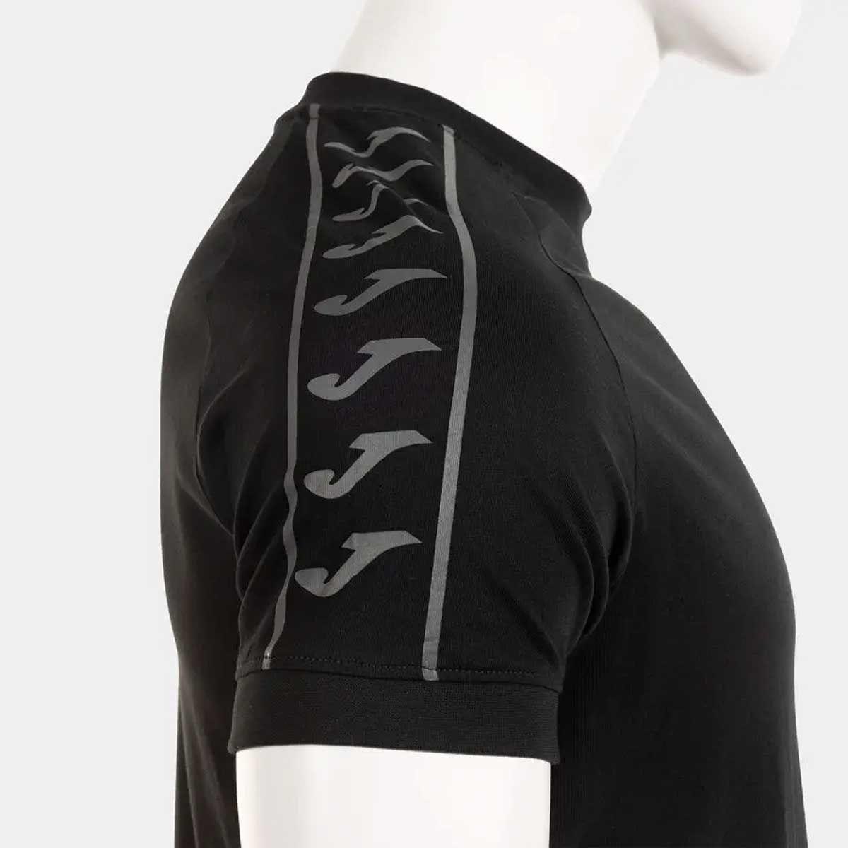 Polera lifestyle niño Joma Icono Street Negra-4