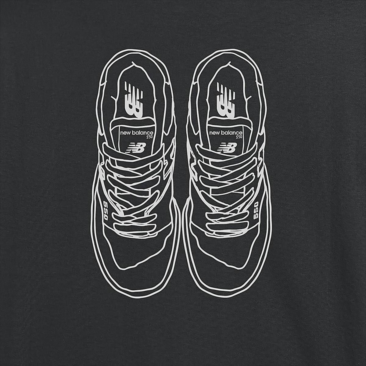 Polera Lifestyle Hombre New Balance Negra-1