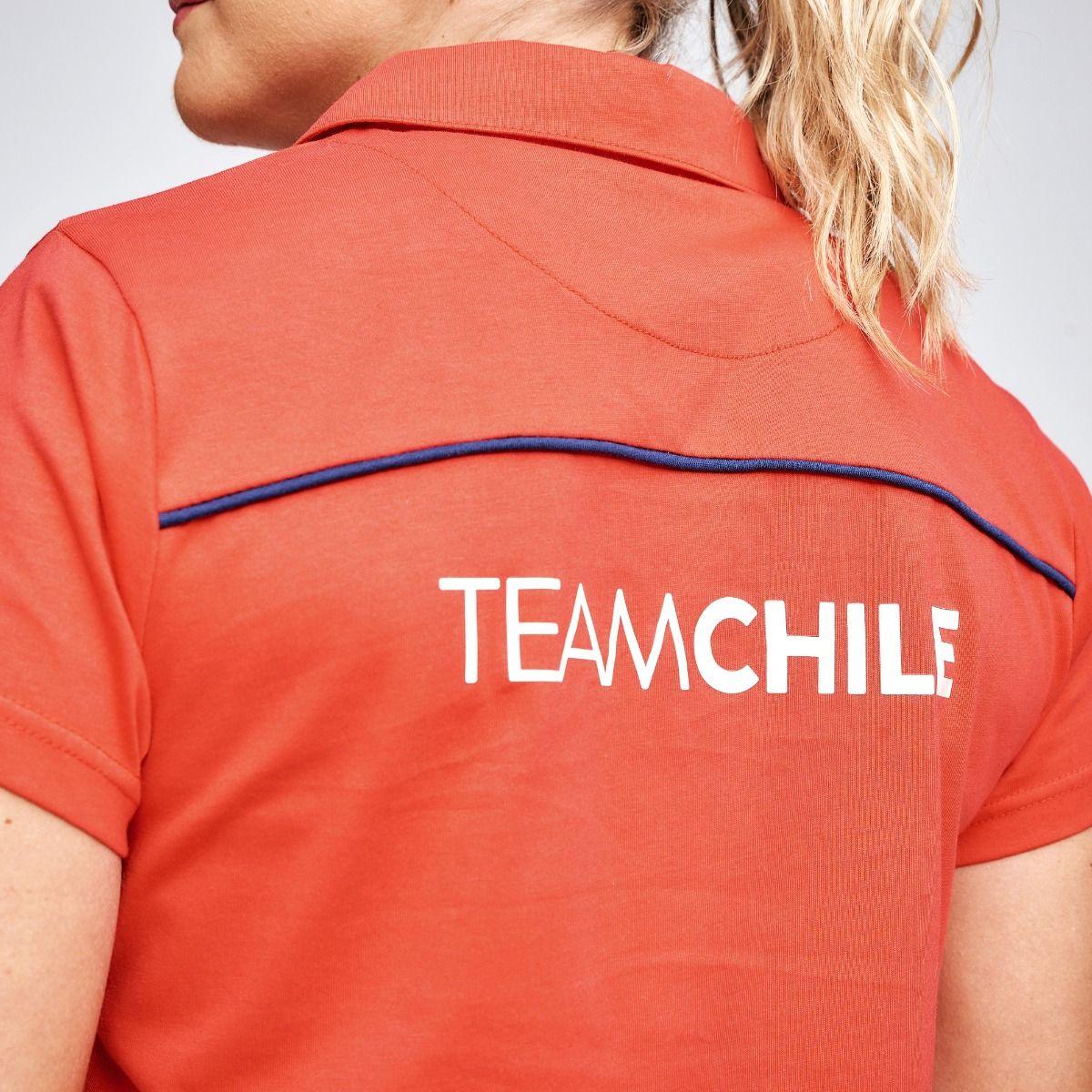 Polera Mujer Sparta Team Chile Rojo-2