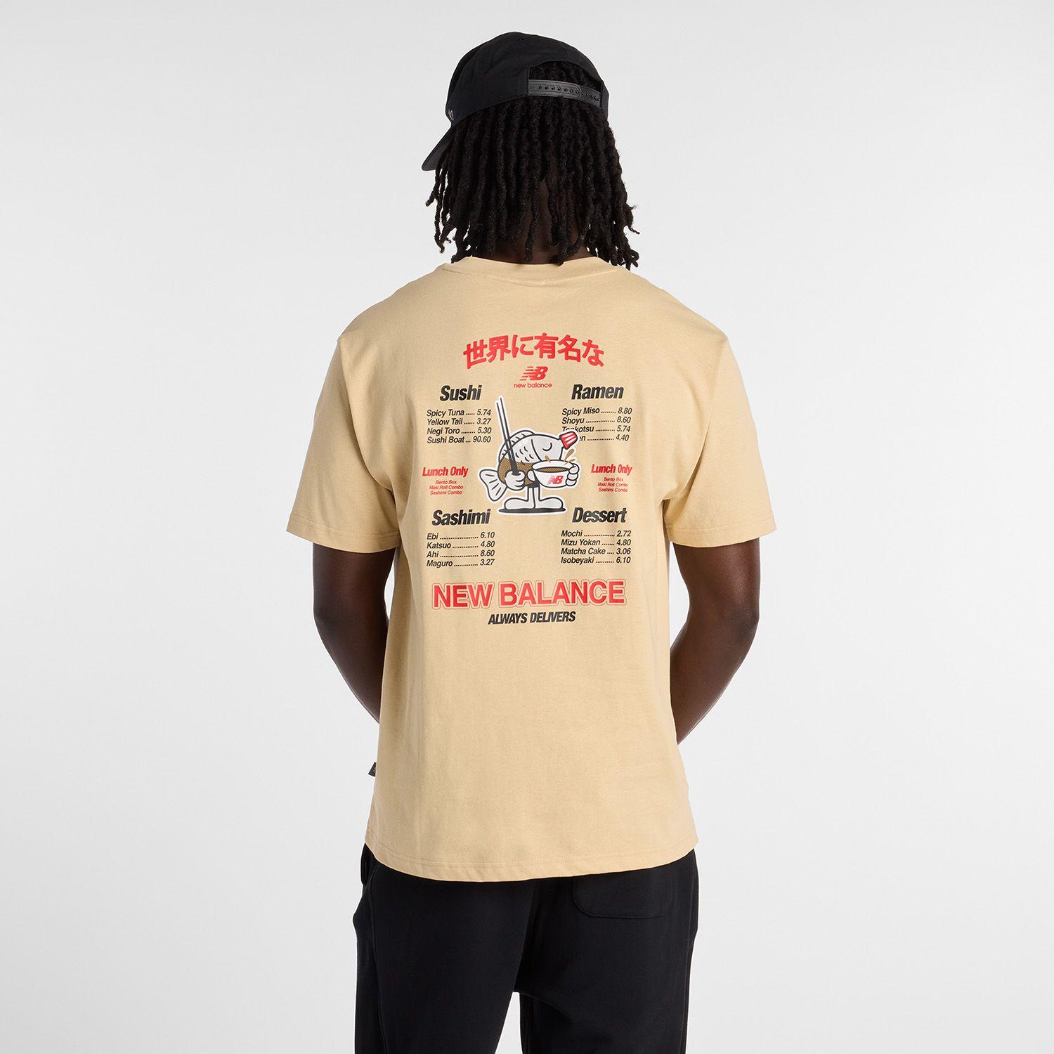 Polera Lifestyle Hombre New Balance Ramen Café Claro-3