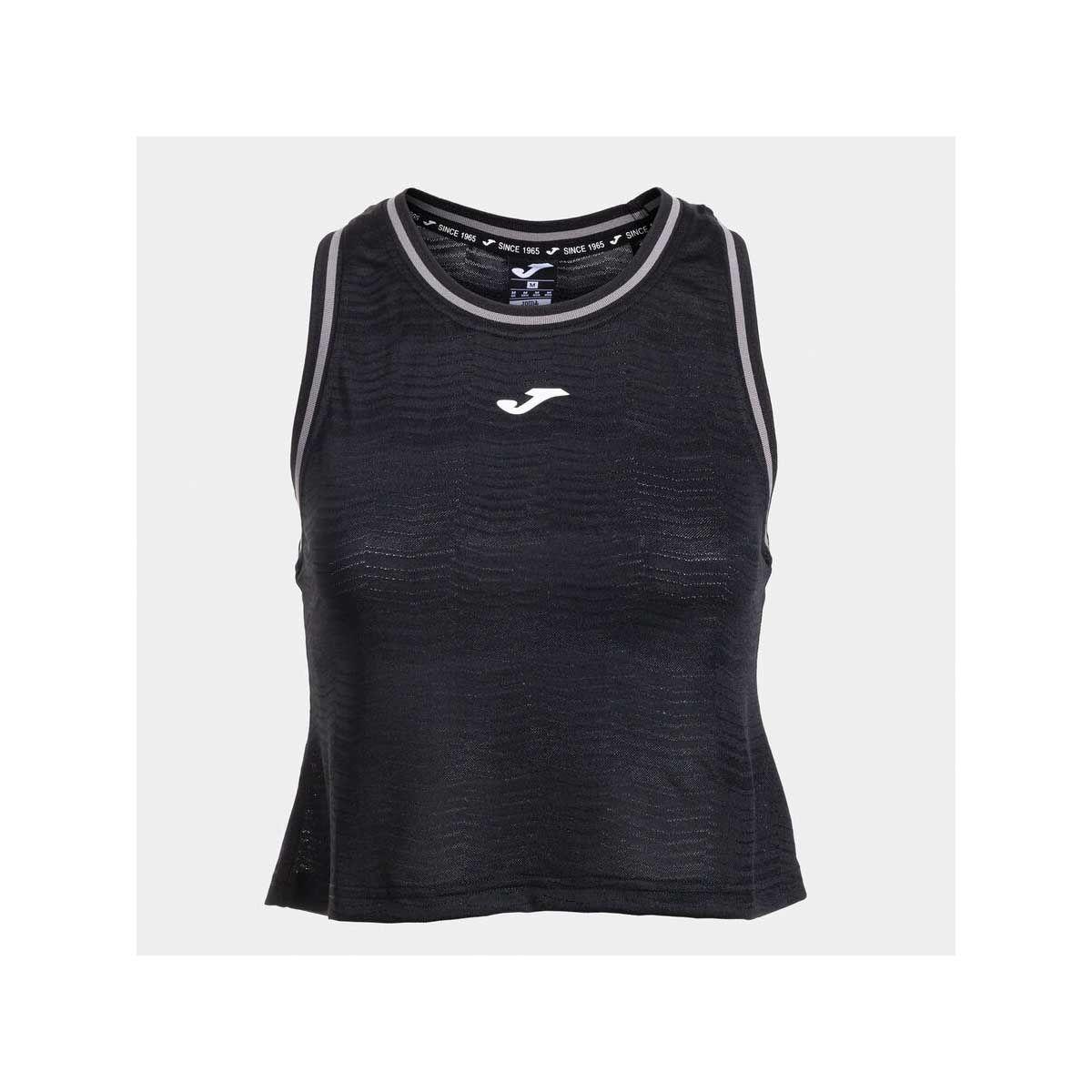 Polera sin mangas Tenis mujer Smash Negro-0