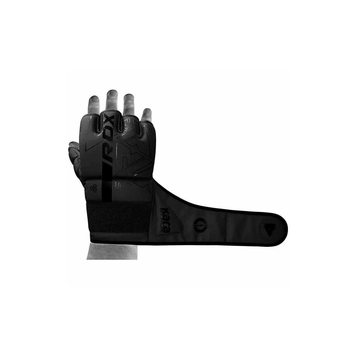 Guantes Boxeo RDX Grappling MMA F6 Kara NegroXL-4