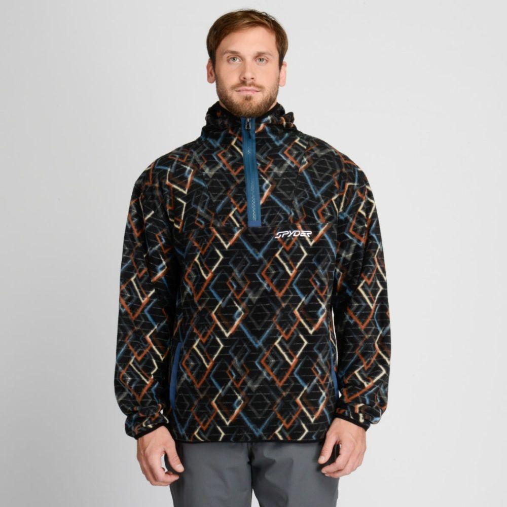 Polerón Polar Outdoor Hombre Spyder Fleece Hoodie Quarter-0