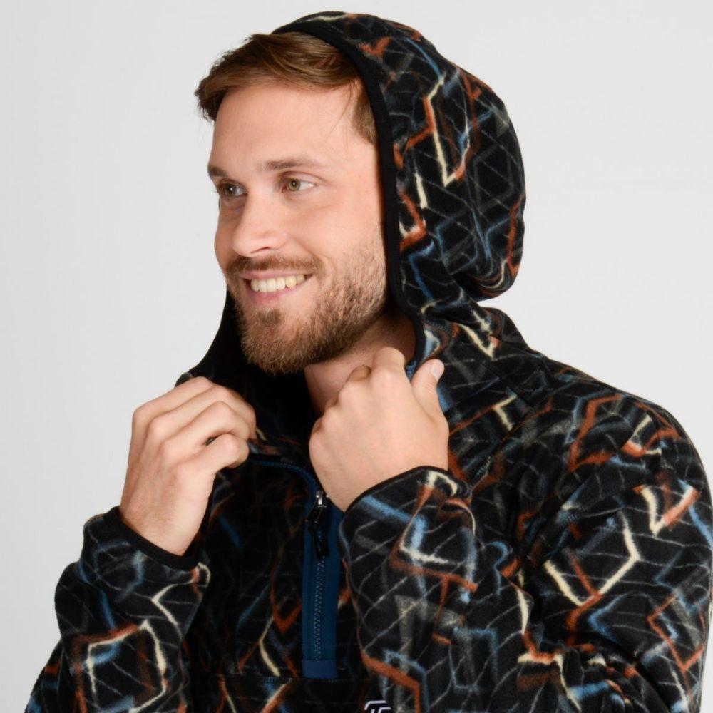 Polerón Polar Outdoor Hombre Spyder Fleece Hoodie Quarter-3