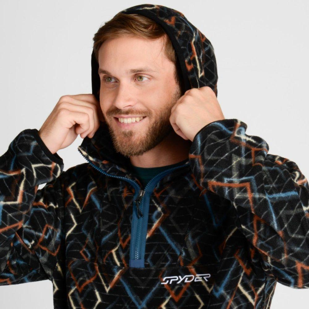 Polerón Polar Outdoor Hombre Spyder Fleece Hoodie Quarter-4