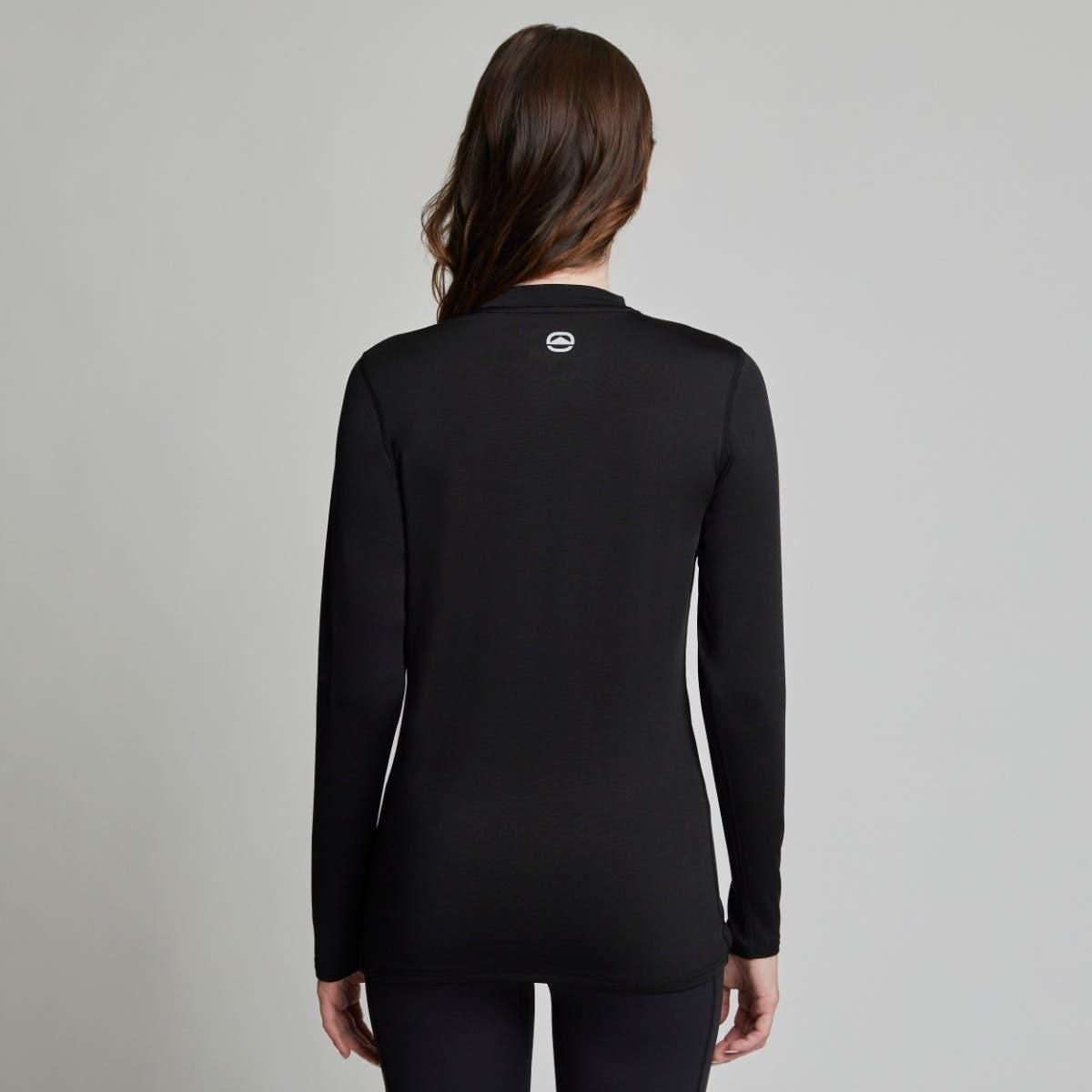 Primera Capa Outdoor Mujer La Tournee Gruesa Negra-1