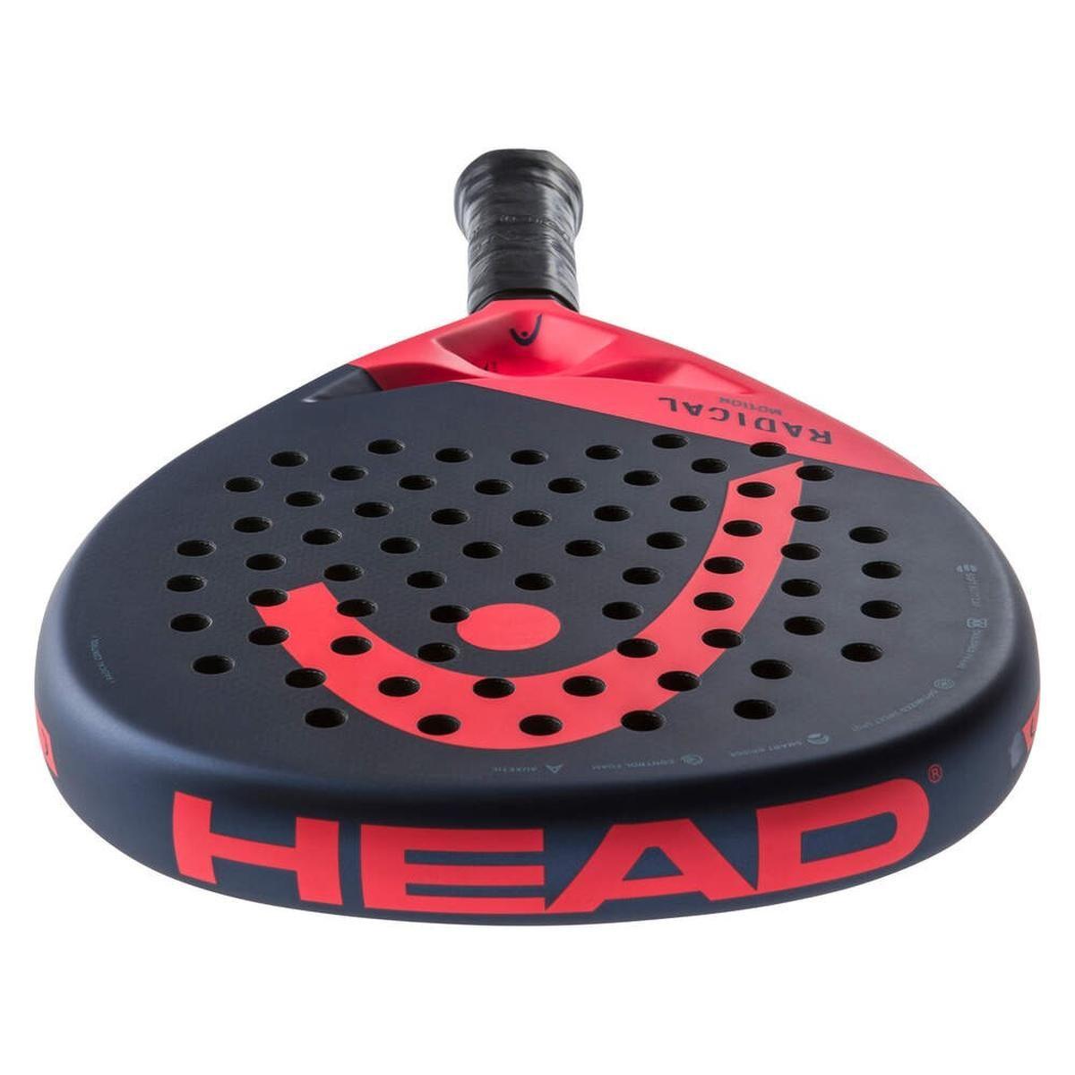 Pala Pádel Head Radical Motion 2024 Negro/Rojo-4